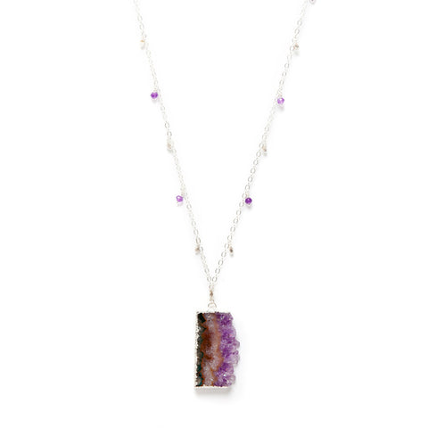 Slice it up Liane ~ Amethyst on Silver