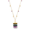 Slice it up Liane ~ Amethyst on Gold