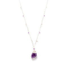 Rock Solid Nicole ~ Amethyst on Silver